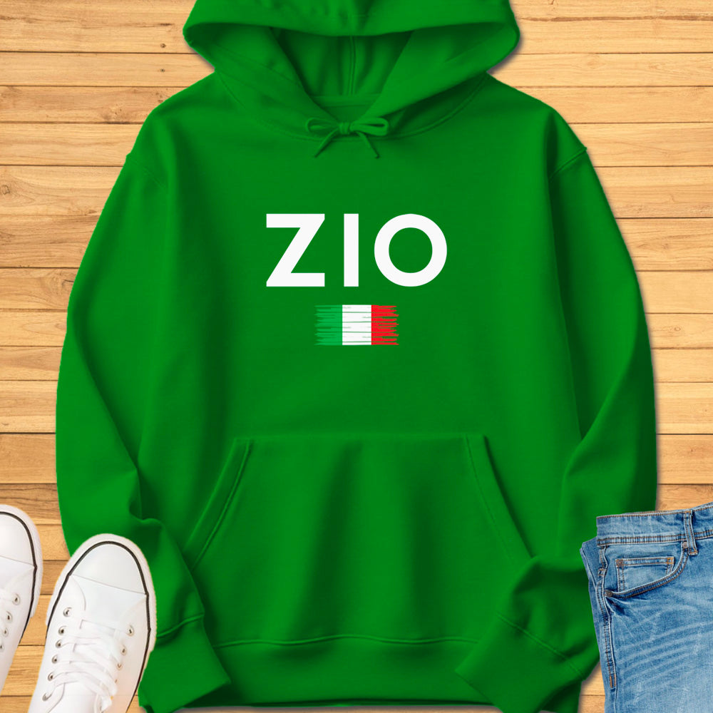 Zio Brushed Italian Flag Hoodie