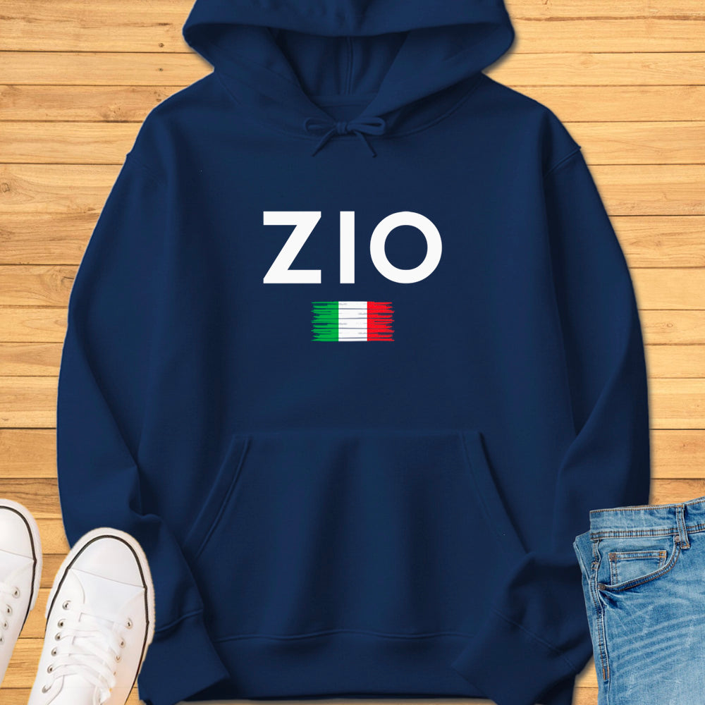 Zio Brushed Italian Flag Hoodie