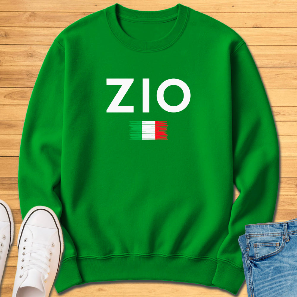 Zio Brushed Italian Flag Sweatshirt