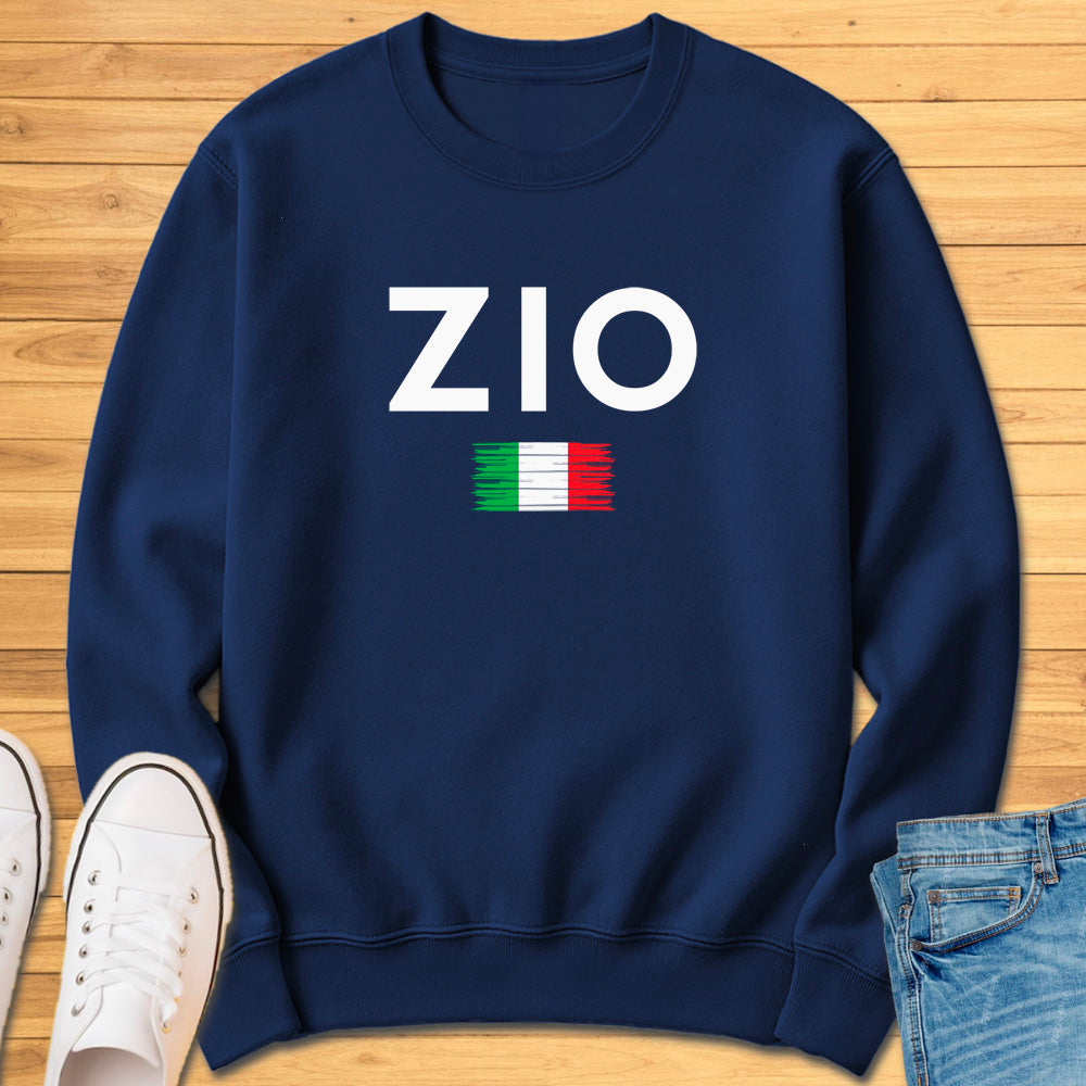 Zio Brushed Italian Flag Sweatshirt