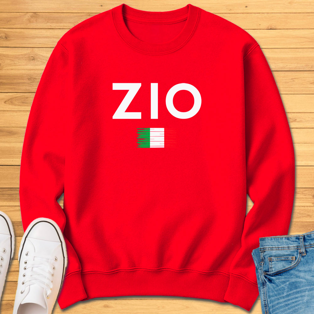 Zio Brushed Italian Flag Sweatshirt
